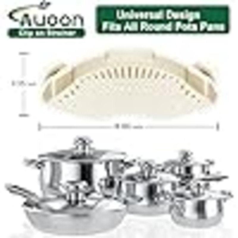Pince à crépine en silicone pour toutes les casseroles et poêles, crépine à pâtes Pince à crépine pour viande, légumes, fruits, passoire de cuisine en silicone