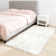 Plush Faux Sheepskin White Rug