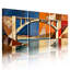 «Abstract Bridge», reproduction d'art sur toile tendue sur toile (ensemble de 3)-1464444395