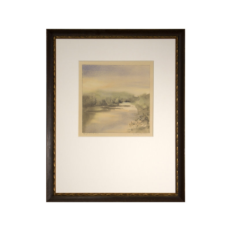 Highland Lake - peinture encadrée