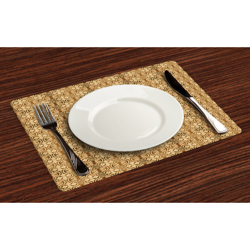 Polyester Abstract Rectangle Placemat