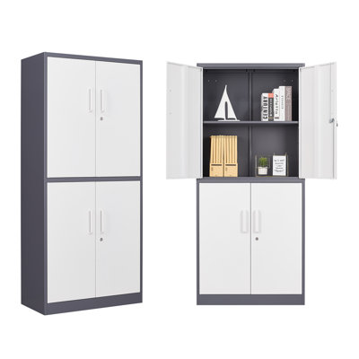 Harraj 32'' Wide 3 - Shelf Storage Cabinet