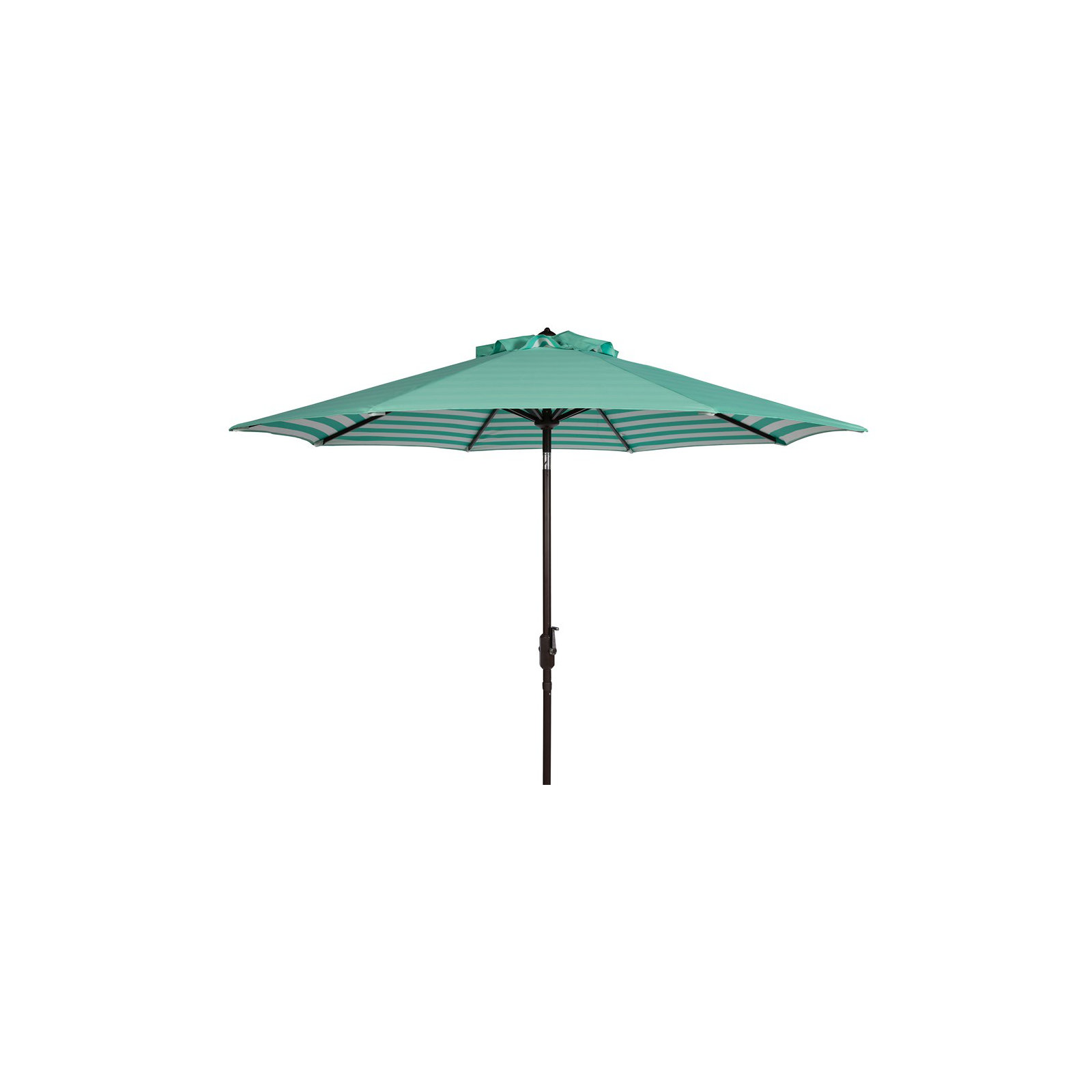 Asla 100.8'' Outdoor Umbrella, Green/White
