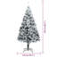  Artificial Christmas Tree with 300 LEDs with Stand Green-2074340220-2074340218