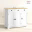 Buffet polyvalent avec beaucoup de rangement et robuste pour la maison-1070988181
