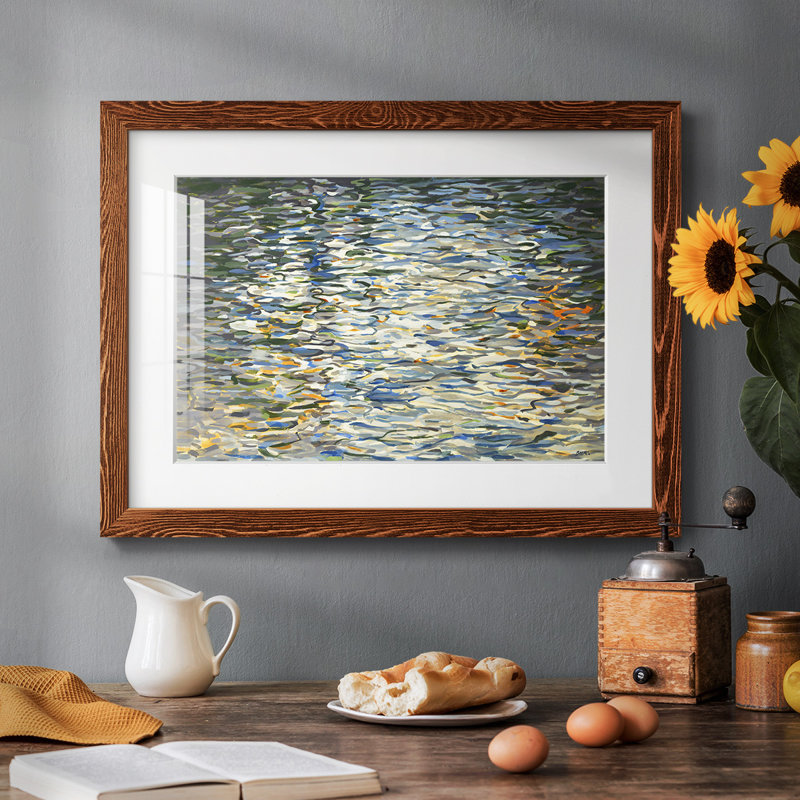 " Water Reflections " Painting Print, Maple
