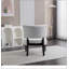 Fauteuil d'appoint capitonné avec sièges surdimensionnés