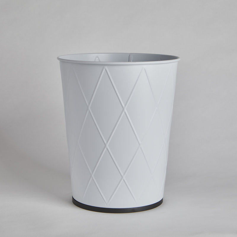 Corbeille ouverte pour déchets Harlequin - 1,32 gallon, Blanc