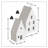 8.75 " H Town House Candle Lanterns-661530060