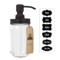 Quart Mason Jar Dish Soap Dispenser