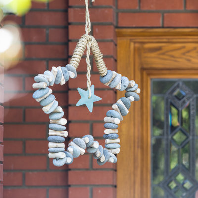 Star Wreath W/ Glass Star