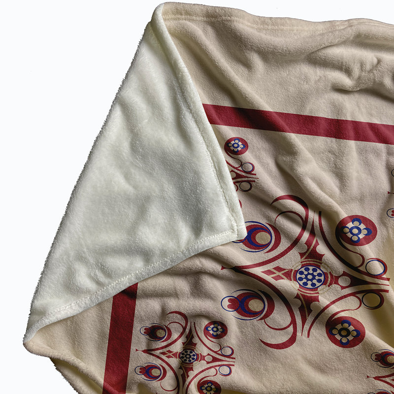 Rieder Plain Weave / Muslin Throw Blanket, Red