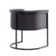 Chaise de salle à manger Bali en selle et simili cuir noir (ensemble de 2)-67965632