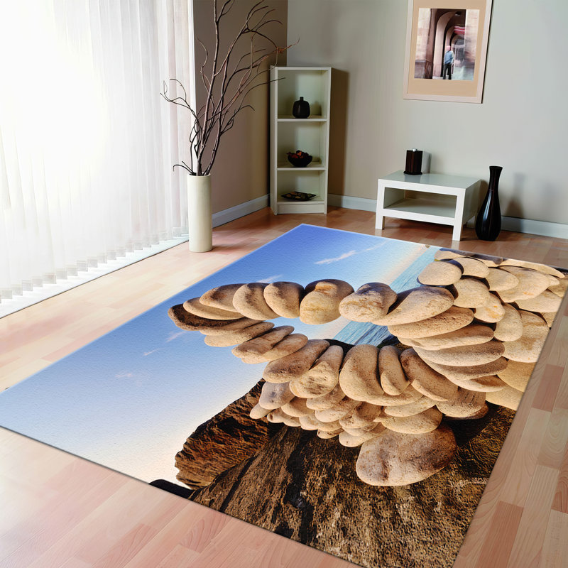 Exquisite Soft Pile Printed Rug Featuring a Chic Floral and Bird Design Perfect for Uplifting Your Living Space