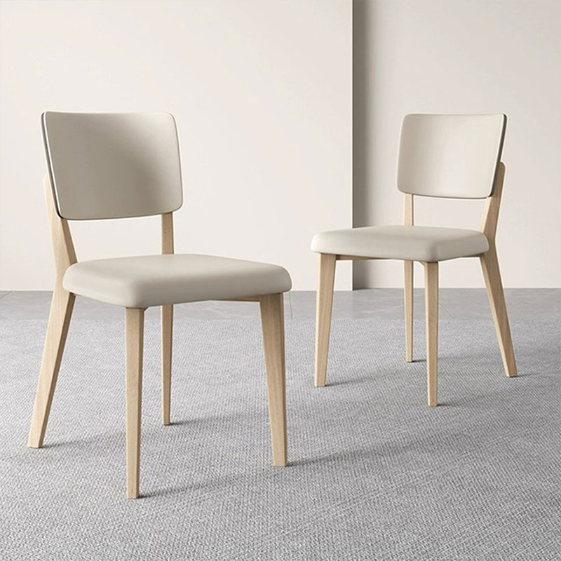 Ensemble de chaises à dossier moderne Modern Burlywood (ensemble de 2)