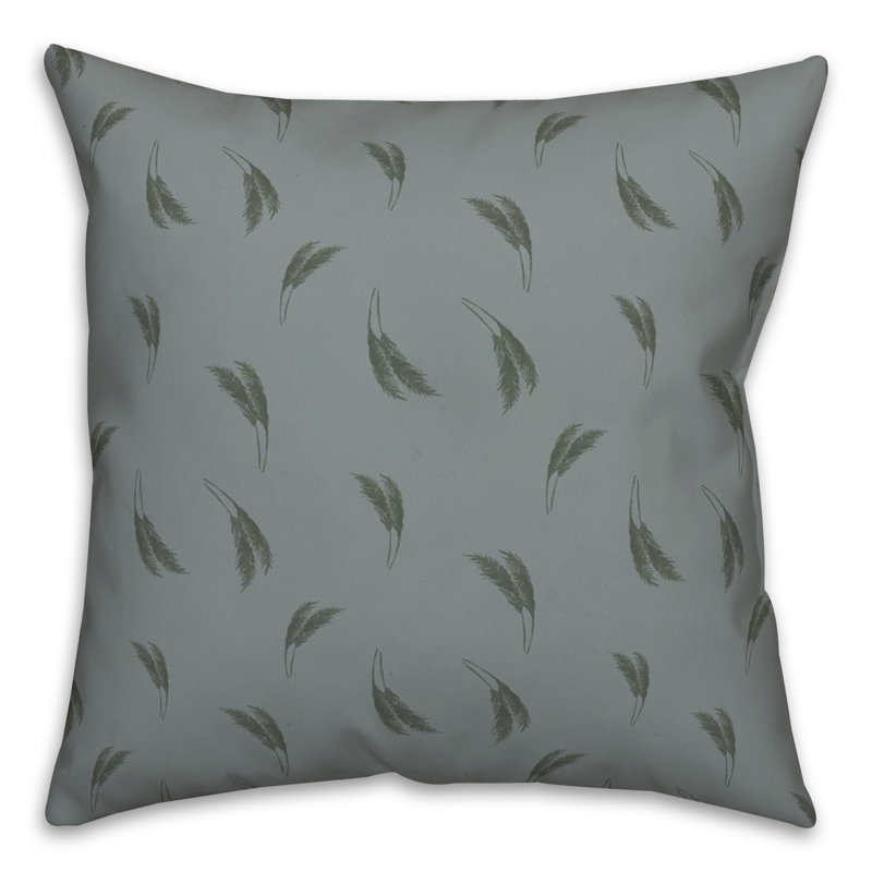 Coussin décoratif en polyester / mélange de polyester, Bleu / émeraude
