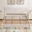  Lit rembourré avec velours moelleux, coins arrondis doux, sans sommier tapissier, assemblage facile-1033833597-1033833599