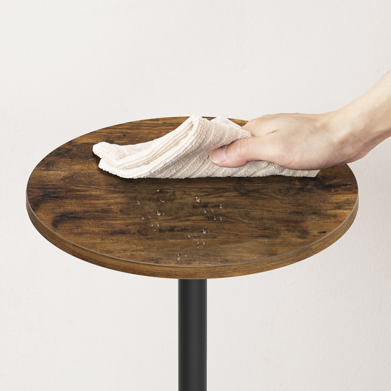 Petite table de bout 24,7 po, Brun rustique
