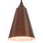 Luminaire suspendu 1 lumière à cône simple