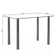Brycen 43.3" Length Glass Dining Table