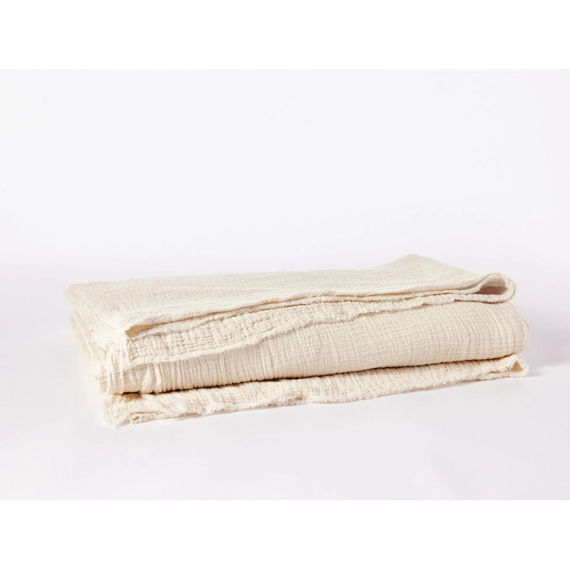 Topanga Matelasse Blanket, King, Undyed