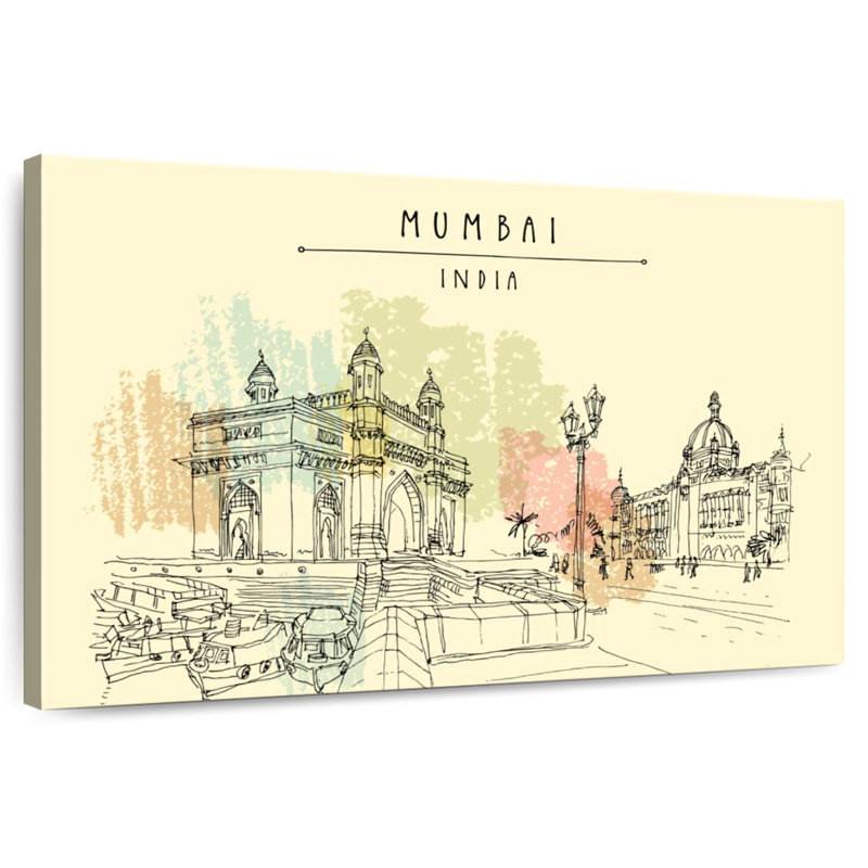 Nicci Mumbai, 32" H x 48" W