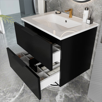 Bathroom Cabinet With Two Storage Drawers