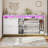 Narrow Shoe Cabinet with LED Lights