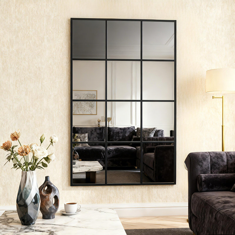 Rectangle Metal Frame Wall Mirror 80x120CM