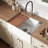 Ruvati 27 inch Fireclay Workstation White Farmhouse Kitchen Sink Apron Front Single Bowl
