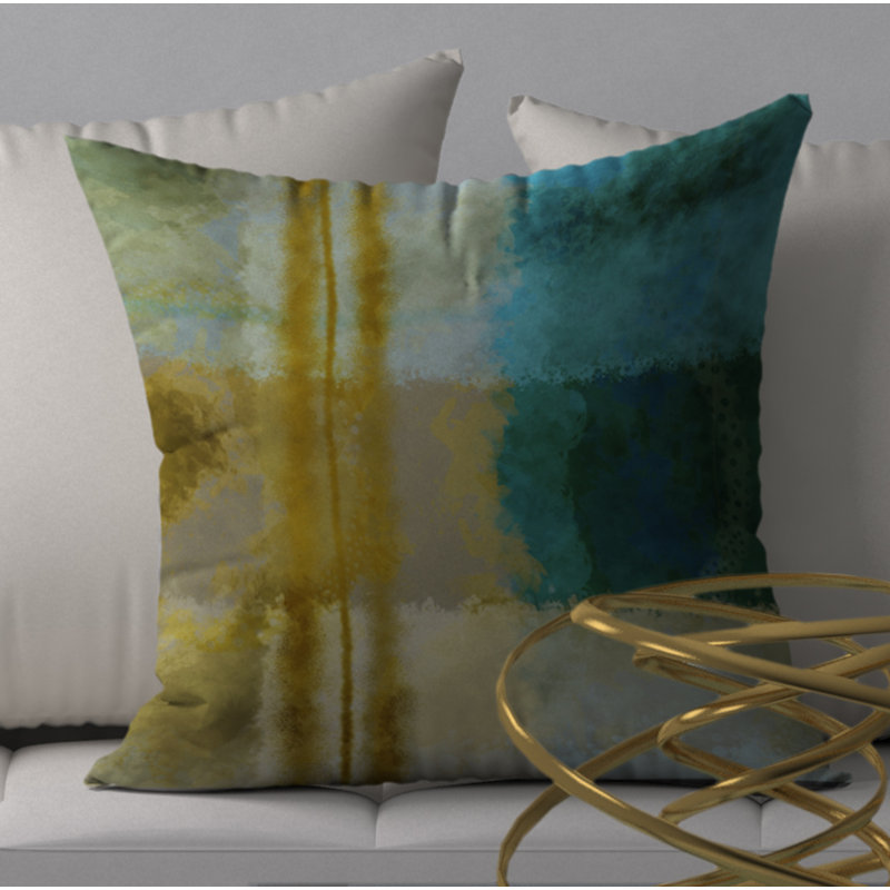 Housse de coussin carrée Treasure Paradise, 24" X 24"