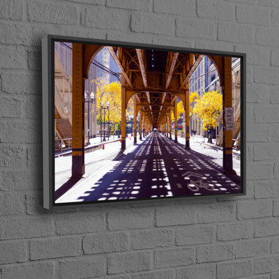 Vintage Inspired Chicago Cityscape Canvas Print Perfect For Wedding Decor And Ideal As A Unique Gift