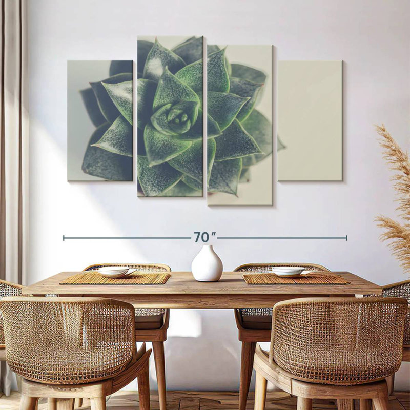 Thornless Succulent, 42" H x 68" W