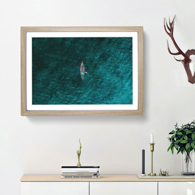 High Above the Boat - Framed Print