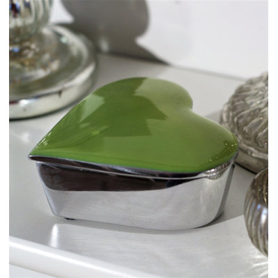 Metal Jewelry Box + Mirror