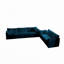 Ensemble de canapé en tissu chenille, confort d'assise profond, mobilier de salon moderne, revêtement en chenille-286725860