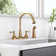 Cassidy Double Handle Kitchen Faucet with Side Spray