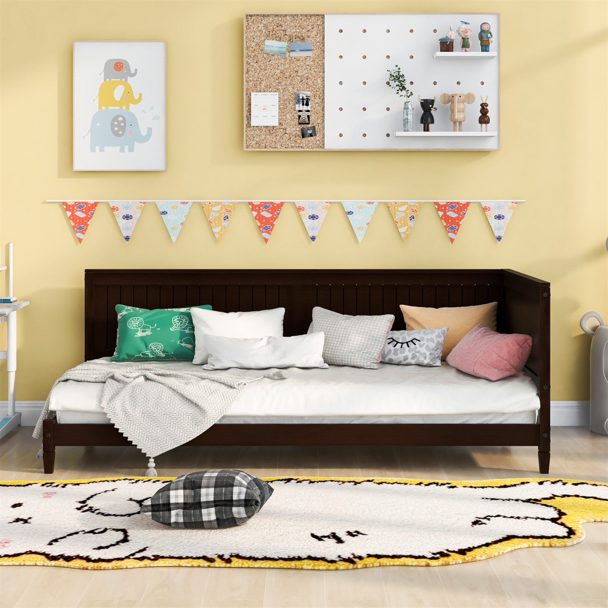 Lark Manor™ Versatile Wooden Sofa Bed With Transformative Functionality ...