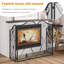 Almore 3 Panel Metal Fireplace Screen