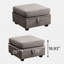 Canapé modulaire modulaire, canapé convertible avec rangement, canapé-lit modulaire, ensemble de canapé modulaire flexible en tissu pour salon 1 pièce-113006756