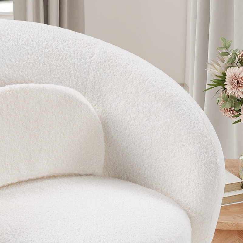 Fauteuil demi-tonneau de 27,5 po Bochovice