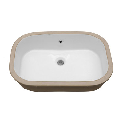 Undermount Rectangular Ceramic Sink