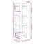 Gelissa 125cm H Solid Wood Etagere Bookcase-61578262-37820239