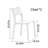 Simple Walnut Solid Wood Backrest Dining Chairs