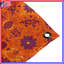 Tapisserie murale «Orange Mandala» - Mandala-62901155