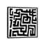 «Mudcloth White Geometric Design I», impression sur toile-74534436-74534438-74534439