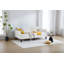Lit de jour Elena, format simple, revêtement en bouclette ivoire, dossier capitonné côtelé, lit de jour moderne et élégant avec rembourrage en mousse haute densité-822669650-1047280878