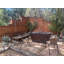 72" Hammered Copper Modern Style Bathtub