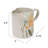 Hand-Painted Stoneware Pitcher With Flowers