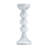 Elegant Sculptural Glass Candle Holder with Glam Design and Decorative Taper Silhouette-1523554203-1523554200